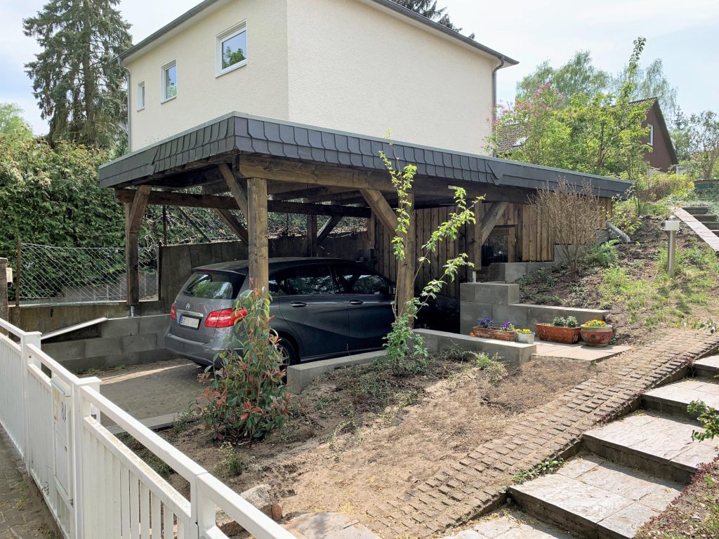Carport aus Holz