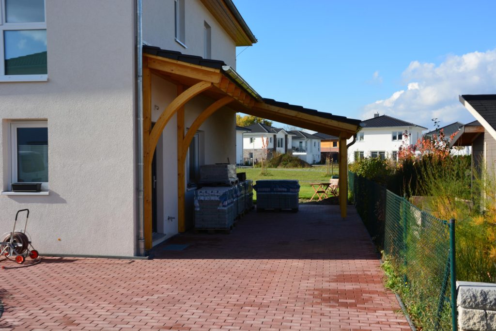 Holzcarport Wandanbau Berlin Pankow